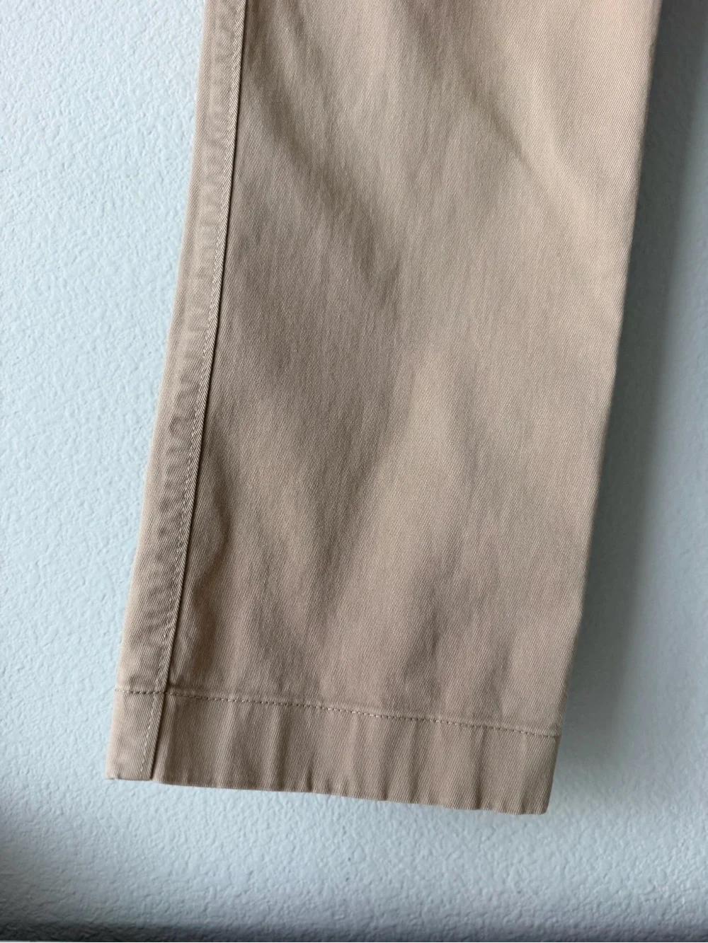 J.CREW Flex Chino Pants Mens 33x30 Beige Tan Straight Fit Stretch Old Money